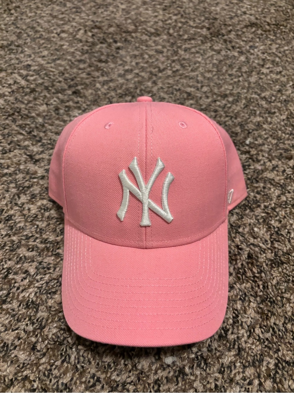 New Era Pink NY Yankees Cap with White Logo